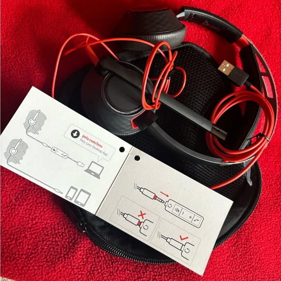 NWT Blackwire 5200 Series Headphones w Mic - Brand New, High Quality - Headset - Picture 5 of 5